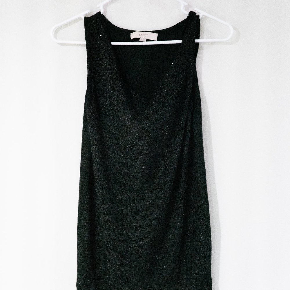 Women's Black Ann Taylor LOFT Top